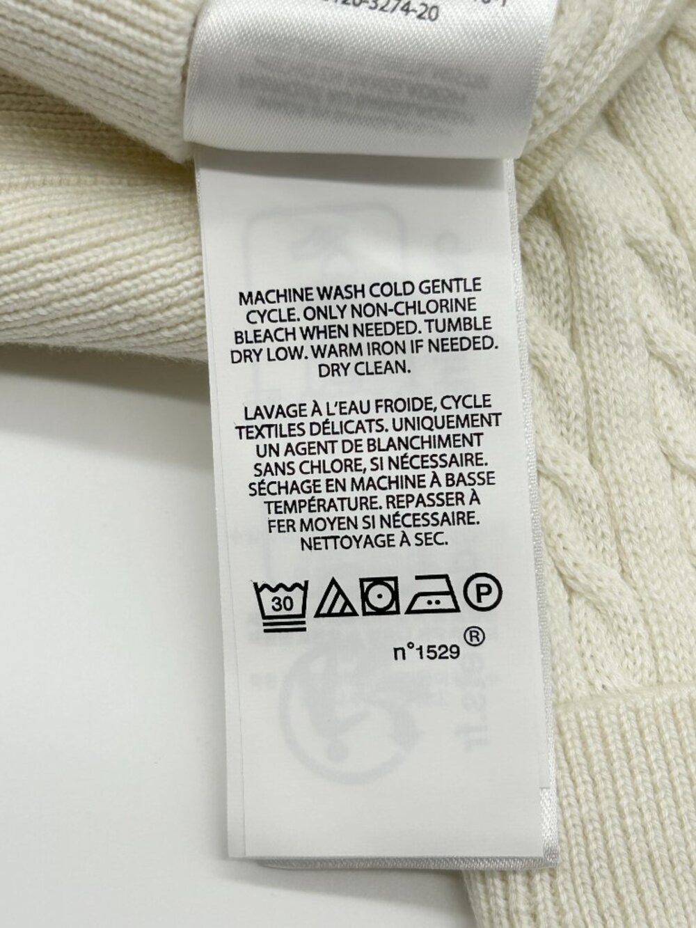 Ralph Lauren Girls 6M Cable Knit Sweater NWT - Picture 4 of 4